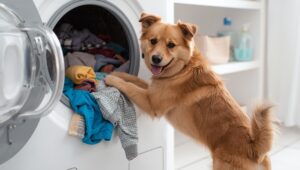 como lavar as roupinhas e cobertores  dos pets em cas